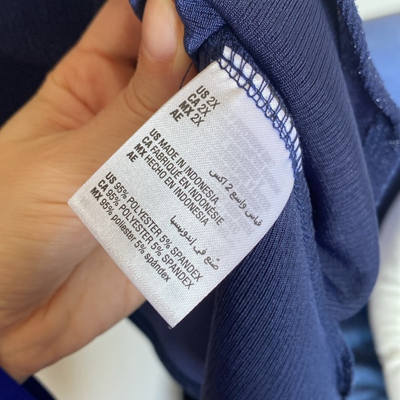 JM Collection Plus Size Sparkly Shirt Size 2X NWT - Picture 6 of 8